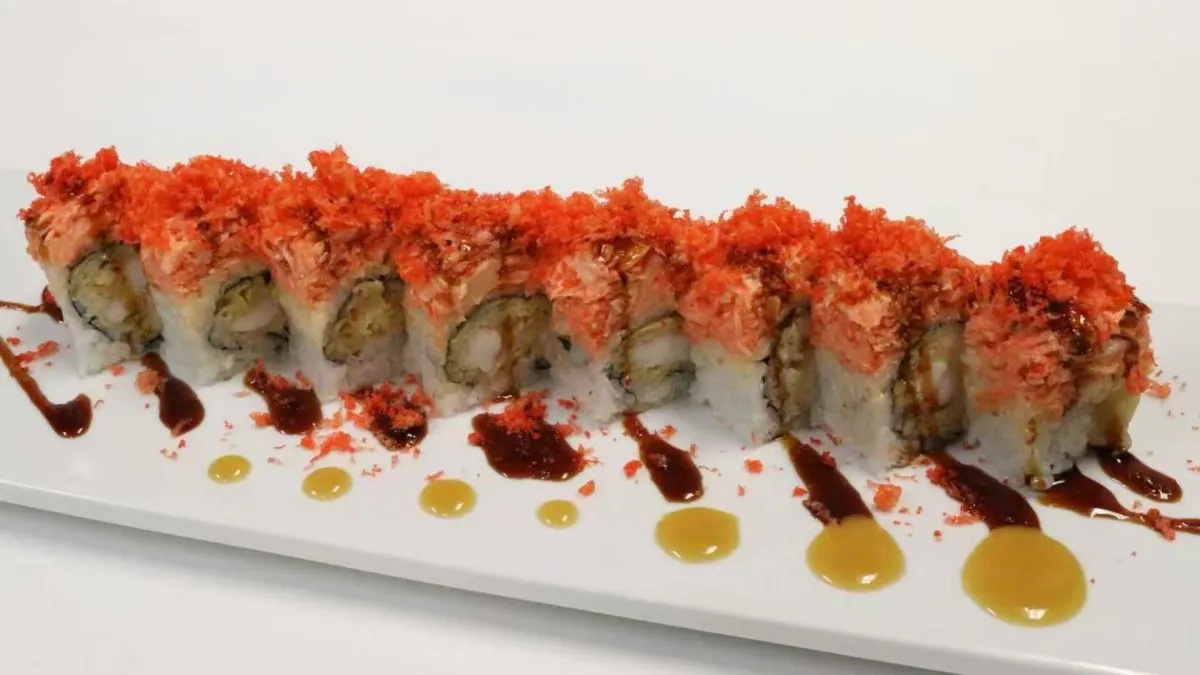 American Favorite Roll at Fujiyama，a Japanese Restaurant in Brookfield