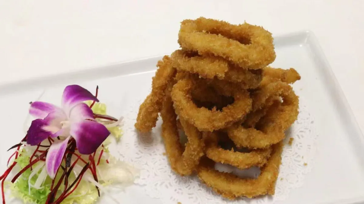 ika kari age at Fujiyama，a Japanese Restaurant in Brookfield